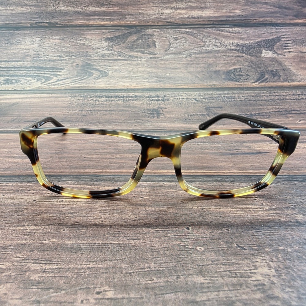 Ray-Ban RB 5245 5608 Tortoise Black Rectangle Eyeglasses Frames‎ 52-17 140 Mens
